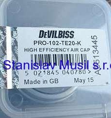 DeVilbiss Hubice s maticí Pro Lite TE20